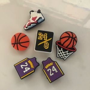Kobe Inspired Croc Charm Bundle 💜💛